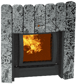 Декоративный экран GrillD 350 Window Stone (Серпентинит)