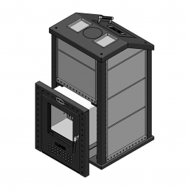Дровяная печь для бани Klover KLV RT 20 P
