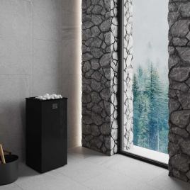 Электрическая печь Sangens W12G Glass Black (Сангенс В12С Стекло черное)
