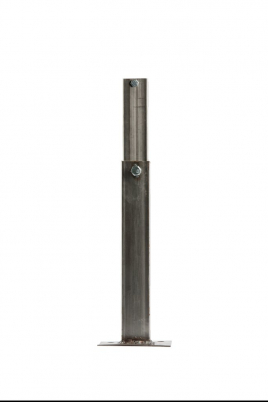 Кронштейн телескопический с хомутом Феникс мод.2, L 400-740, ⌀215, AISI 304