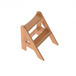 Лесенка для купели Bentwood, 2 ступени, дуб натуральный