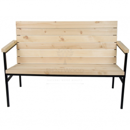 Скамья Лофт со спинкой Bentwood (кедр)